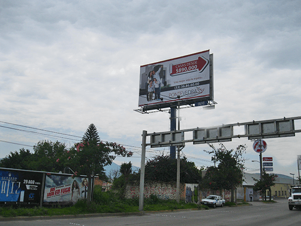 Publicidad Exterior Guadalajara Fraccionamiento Pontevedra